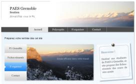 Page d'accueil Soutien Paes Grenoble
